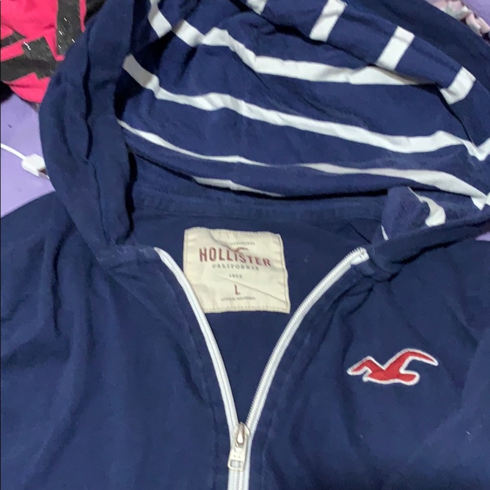 Hollister zip up jacket